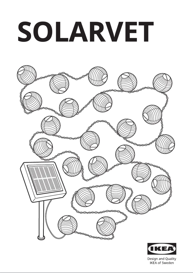 Imagen de la primera página del manual del dispositivo SOLARVET 605.738.97