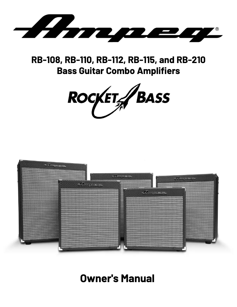 Imagen de la primera página del manual del dispositivo Rocket Bass RB-115