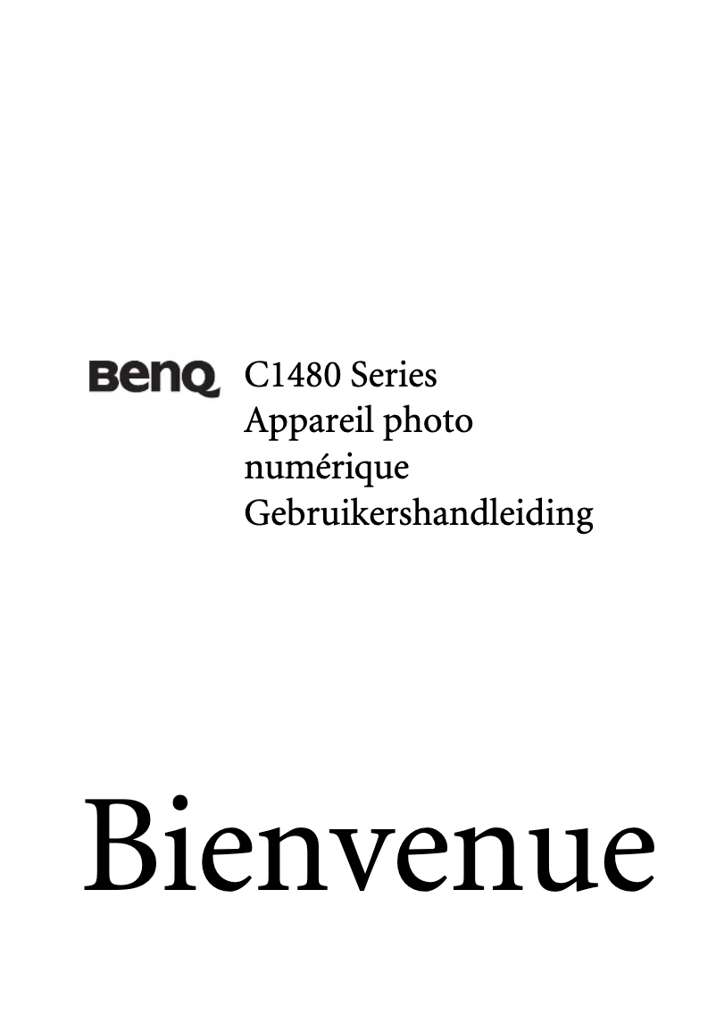 Página 1 del manual Manual de usuario BenQ DC C1480