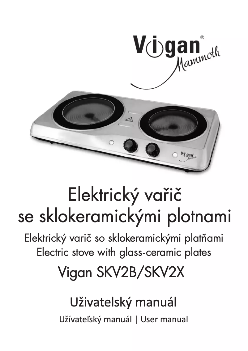 Imagen de la primera página del manual del dispositivo SKV2B