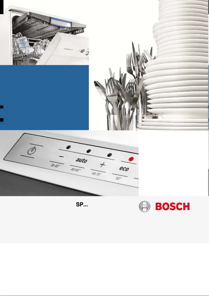 Página nº 1 - Manual de usuario Bosch SPS40E62EU