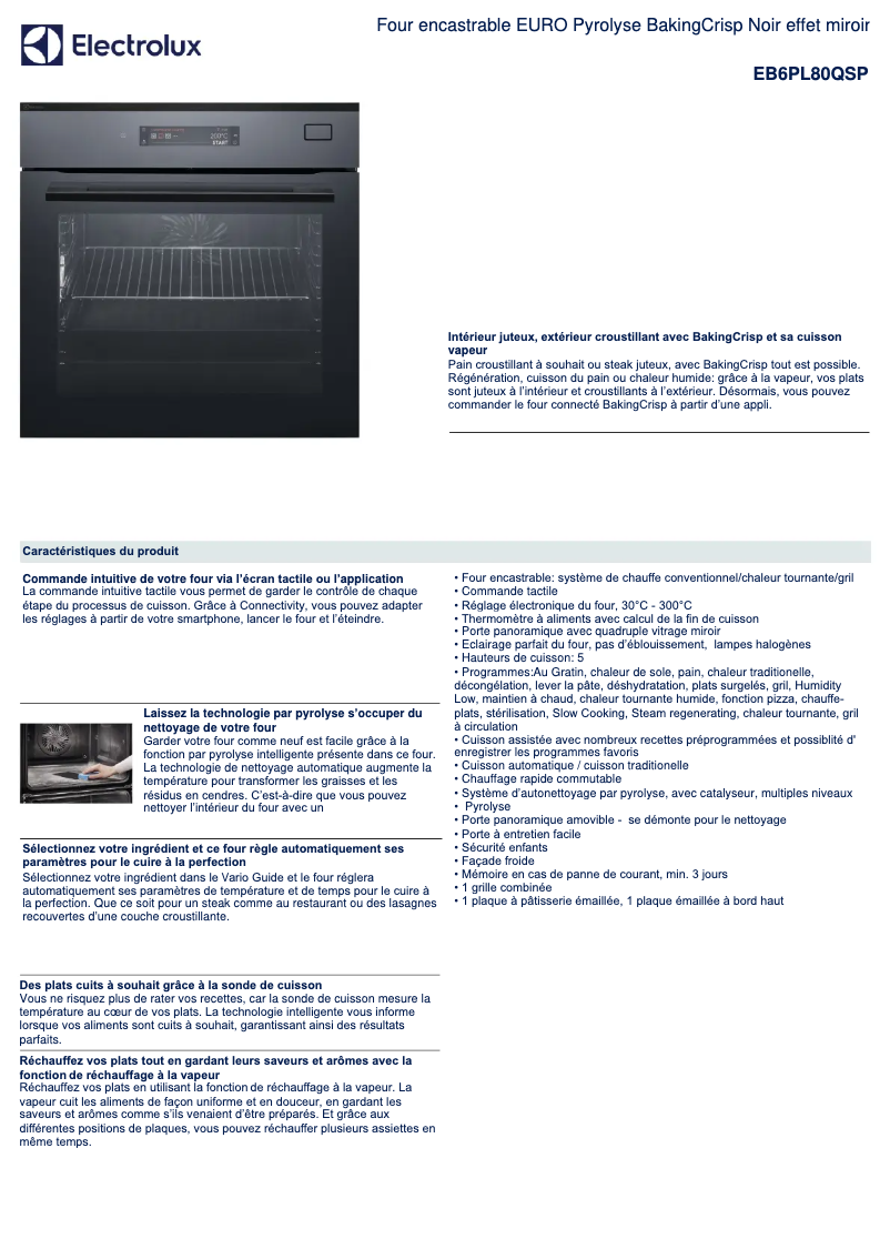 Imagen de la primera página del manual del dispositivo EB6PL80QSP