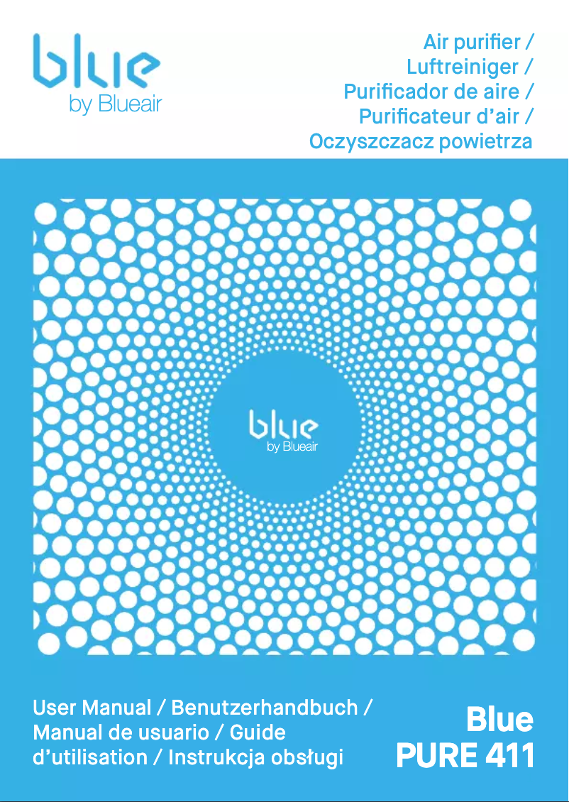 Página 1 del manual Manual de usuario Blueair Blue Pure 411