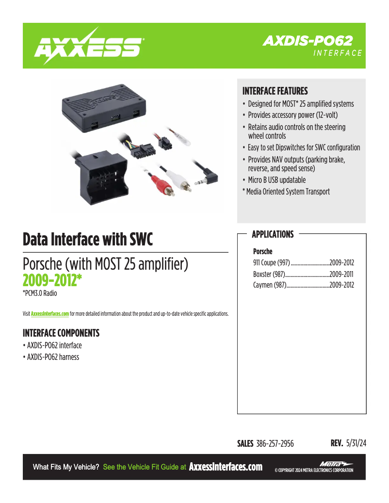 Imagen de la primera página del manual del dispositivo AXDIS-PO62