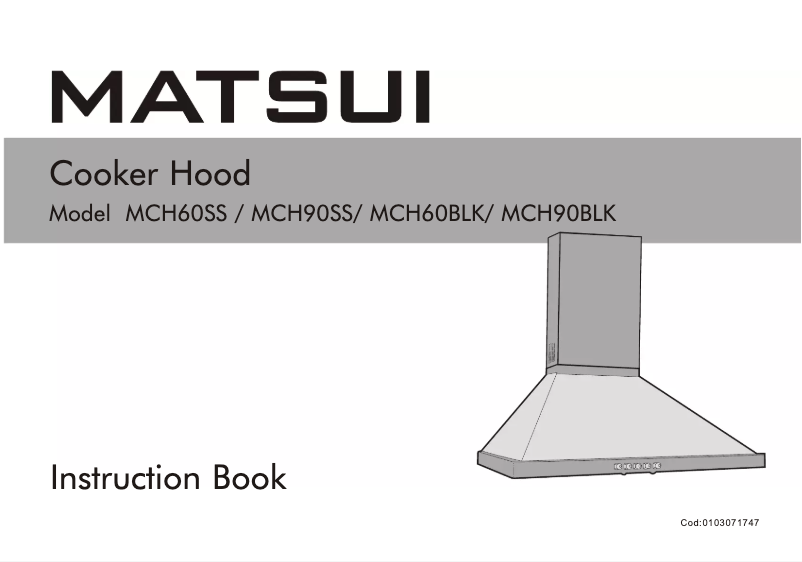 Página nº 1 - Manual de usuario Matsui MCH60BLK