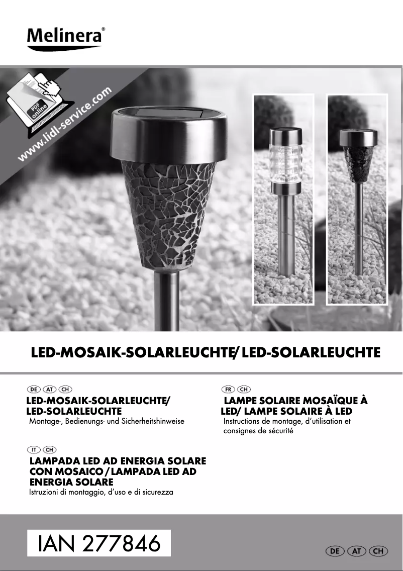 Imagen de la primera página del manual del dispositivo IAN 277846