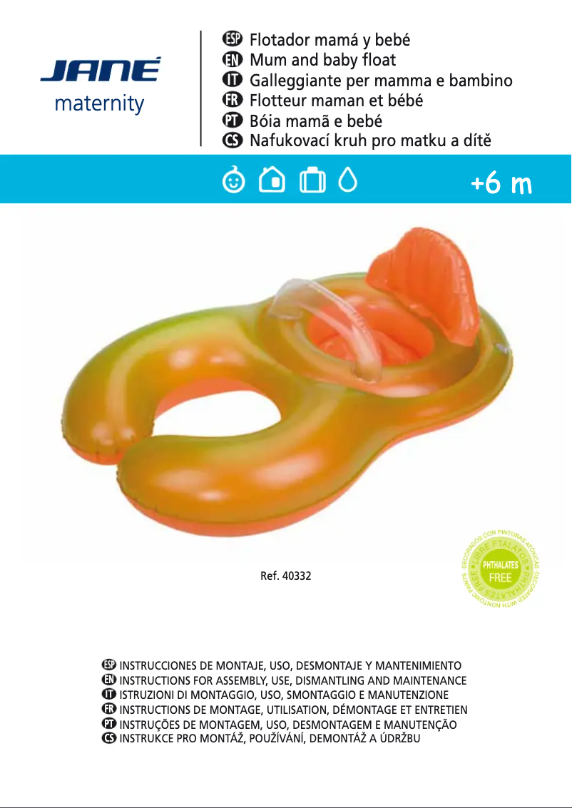 Página 1 del manual Manual de usuario Jane Keeper Floater