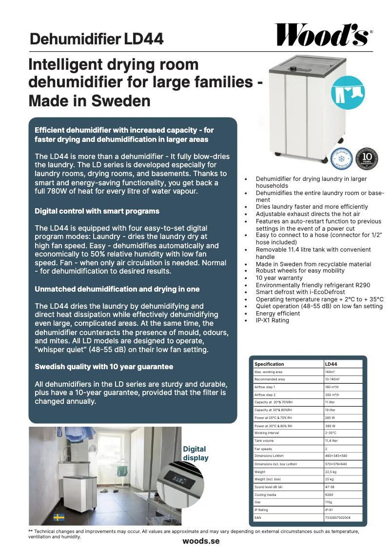 Imagen de la primera página del manual del dispositivo LD44