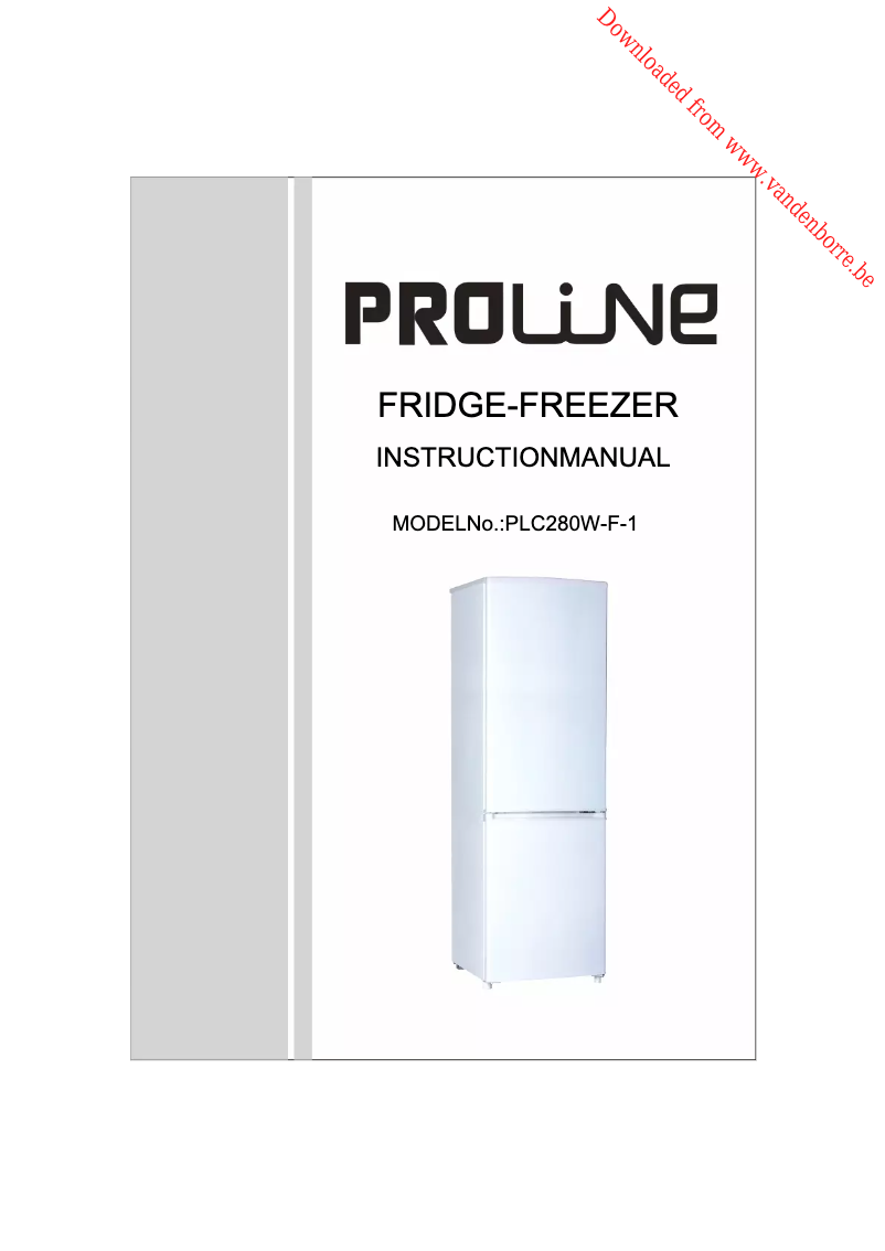 Página nº 1 - Manual de usuario Proline PLC280W-F-1