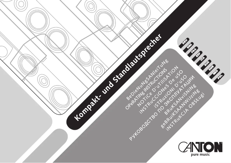 Imagen de la primera página del manual del dispositivo CD 220.3