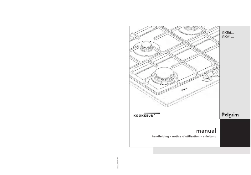 Página 1 del manual Manual de usuario Pelgrim GKV 133