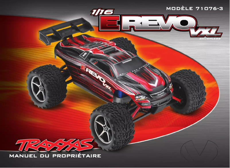 Página nº 1 - Manual de usuario Traxxas E-Revo VXL