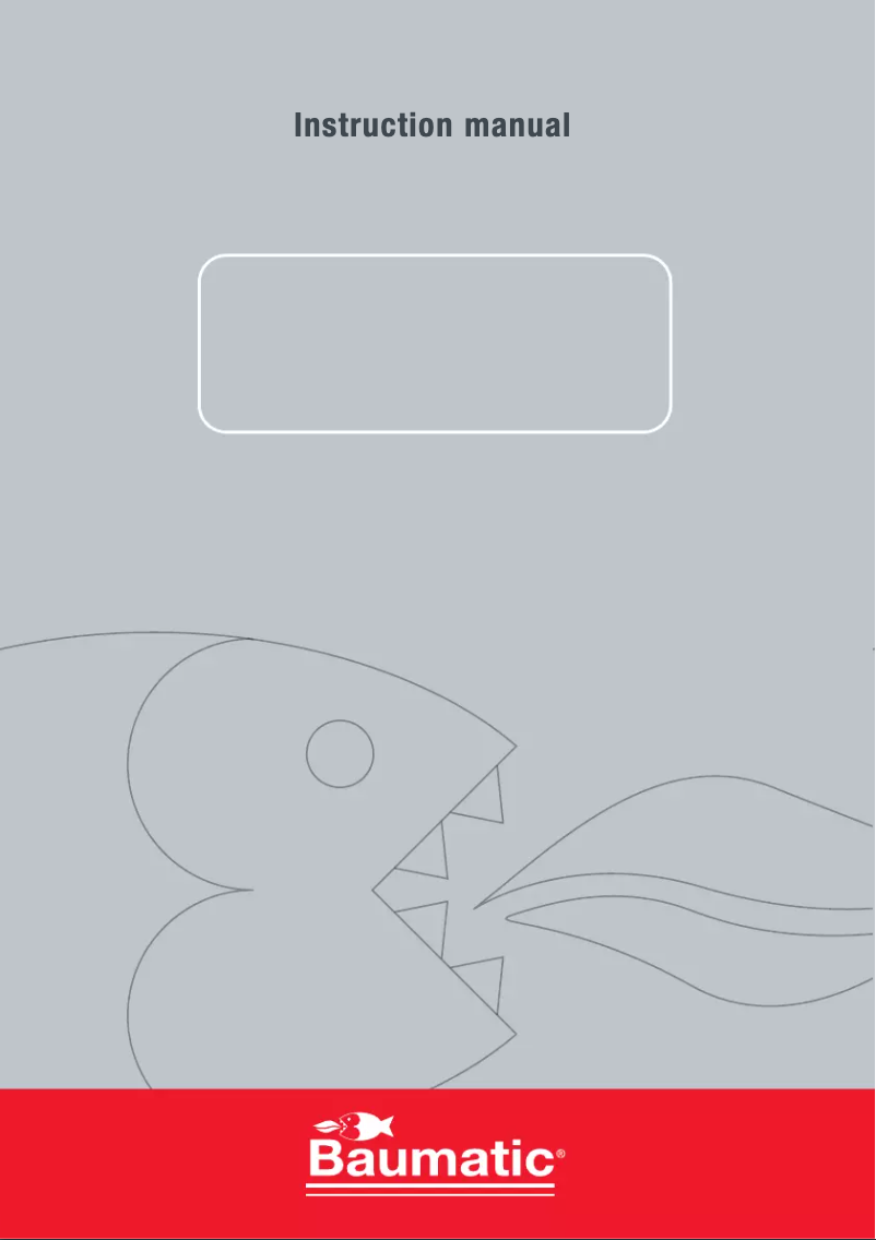 Página 1 del manual Manual de usuario Baumatic B44SSA
