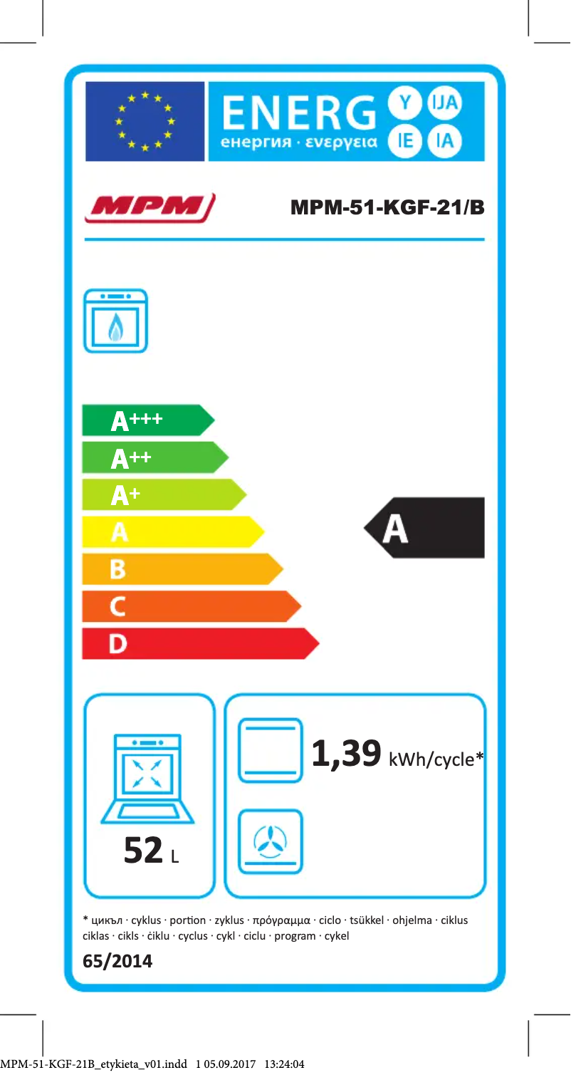 Imagen de la primera página del manual del dispositivo MPM-51-KGF-21/B