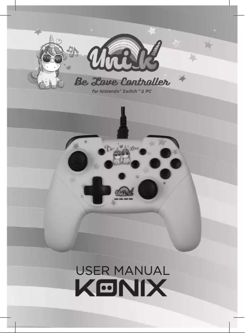 Página 1 del manual Manual de usuario Konix Be Love