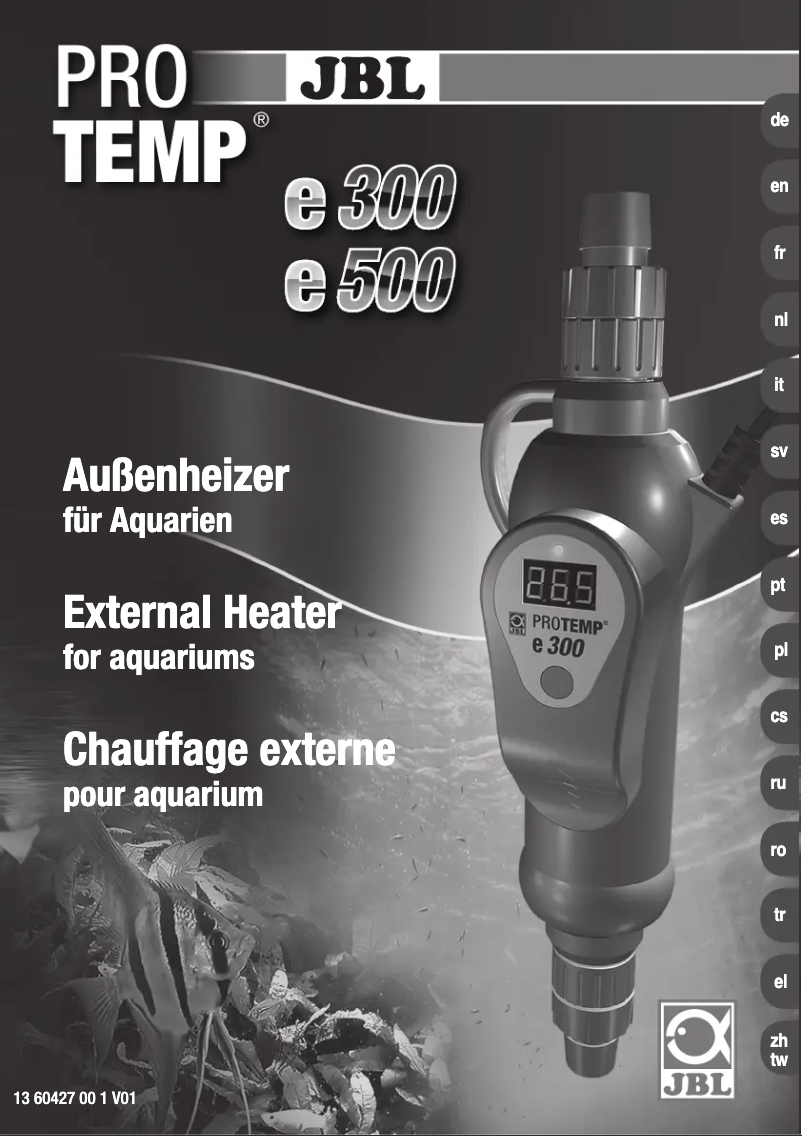 Página 1 del manual Manual de usuario JBL Pro Temp e300