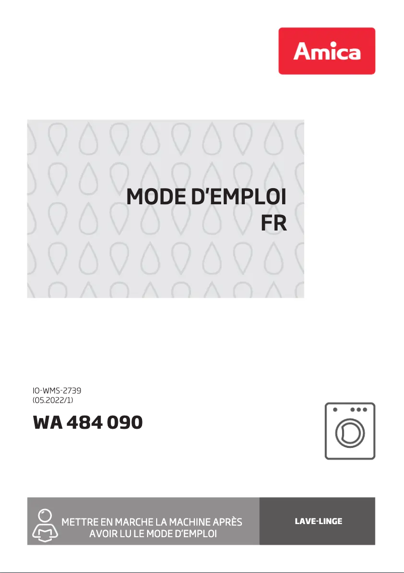 Página nº 1 - Manual de usuario Amica WA 484 090