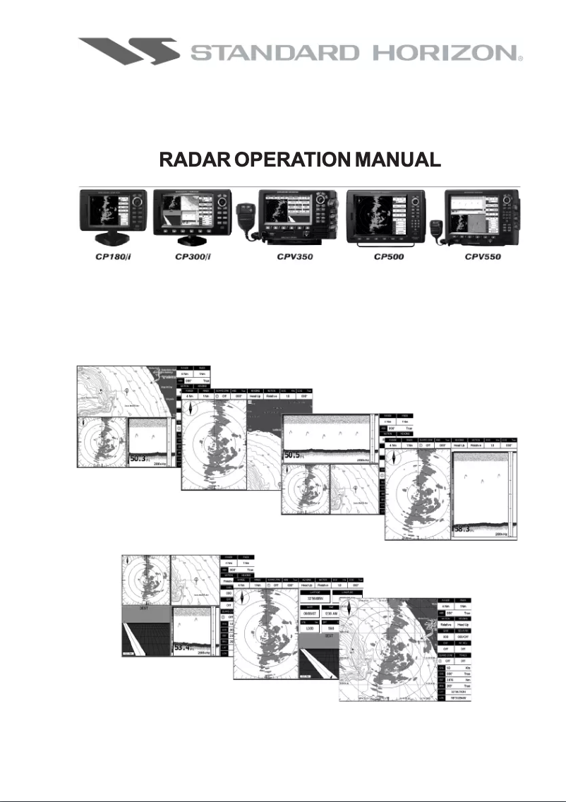 Imagen de la primera página del manual del dispositivo CPV350