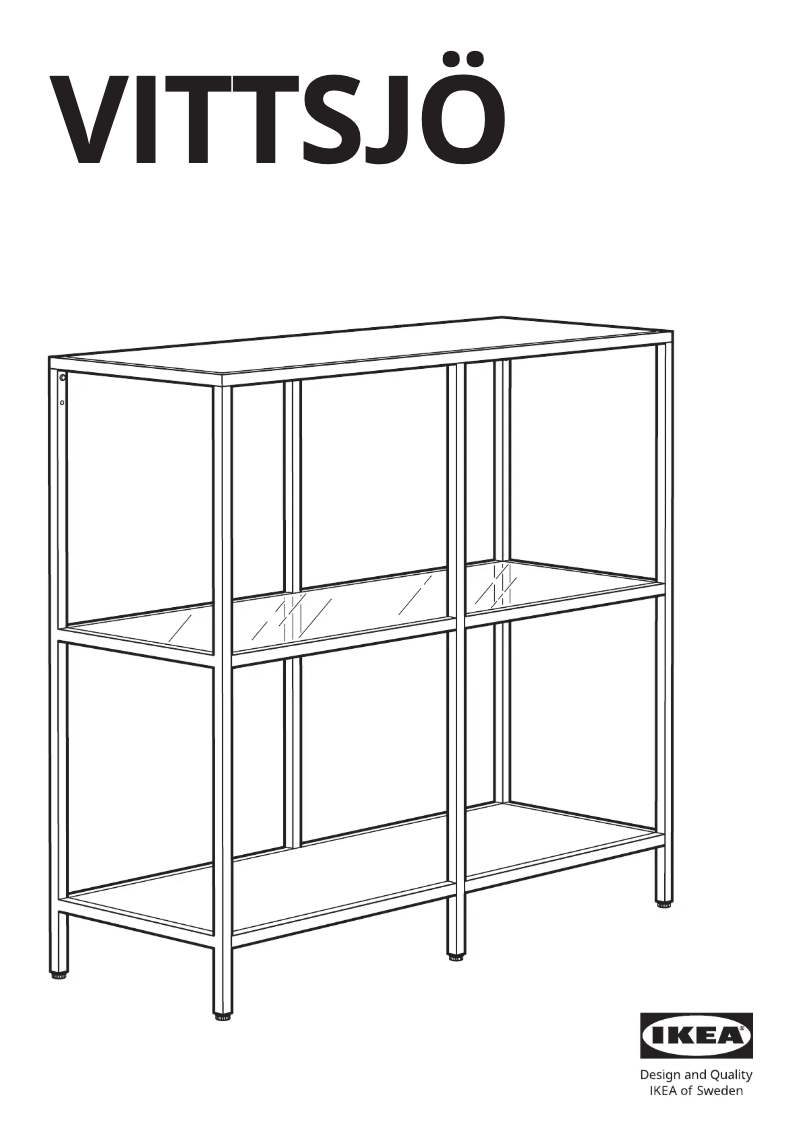 Página 1 del manual Manual de usuario Ikea VITTSJÖ 203.058.06
