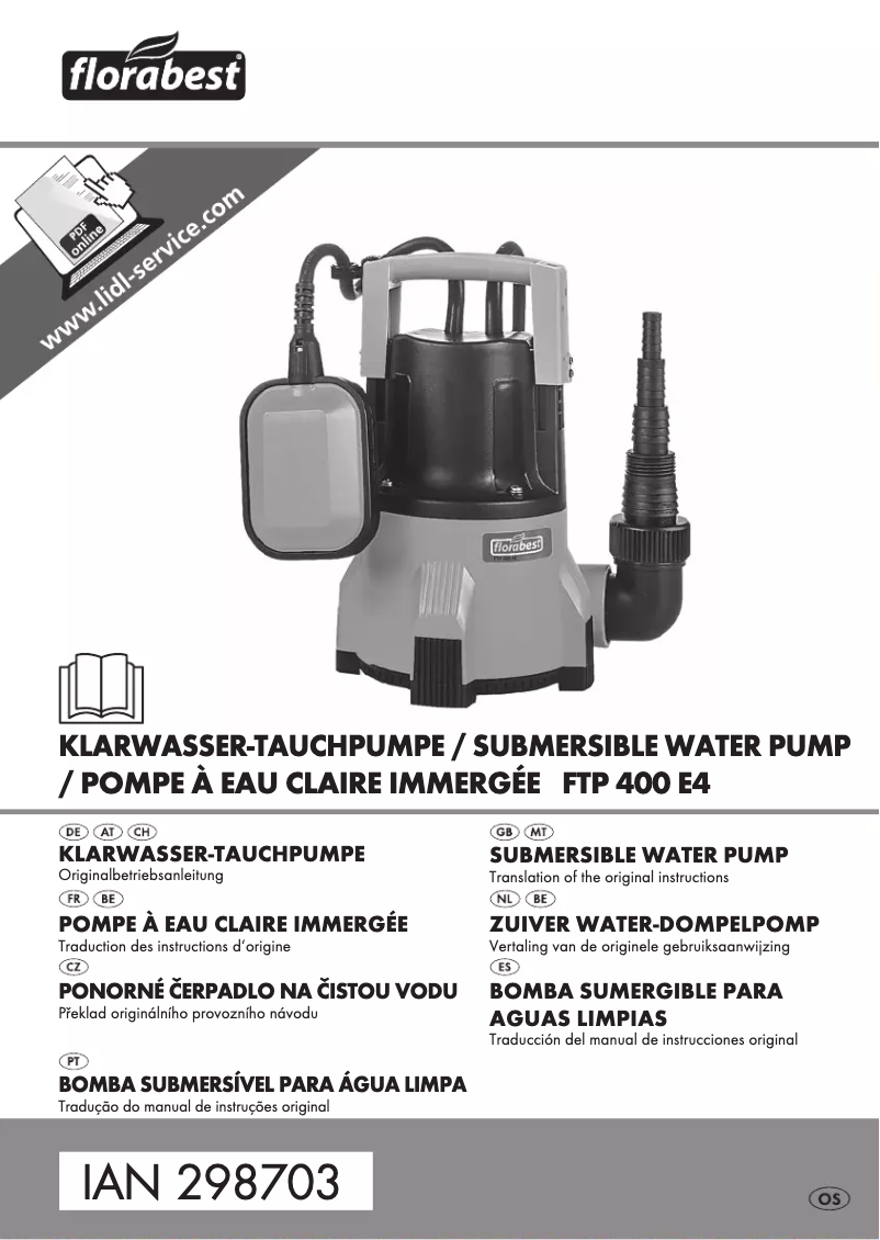 Página 1 del manual Manual de usuario Florabest FTP 400 E4