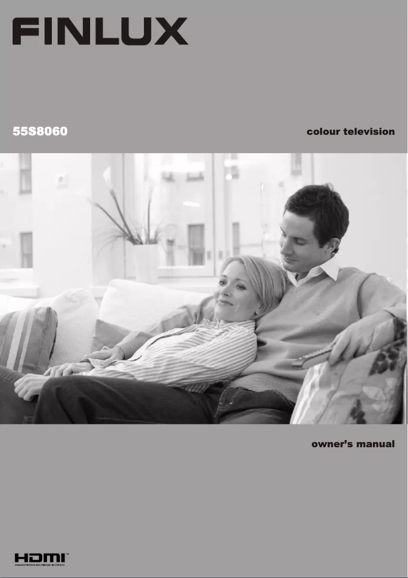 Imagen de la primera página del manual del dispositivo 55S8060