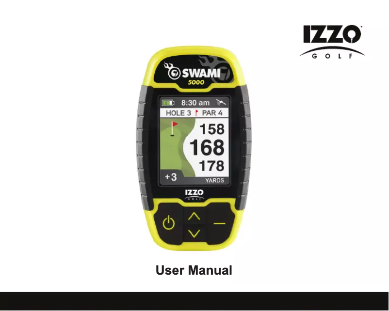 Página nº 1 - Manual de usuario Izzo Golf Swami 5000