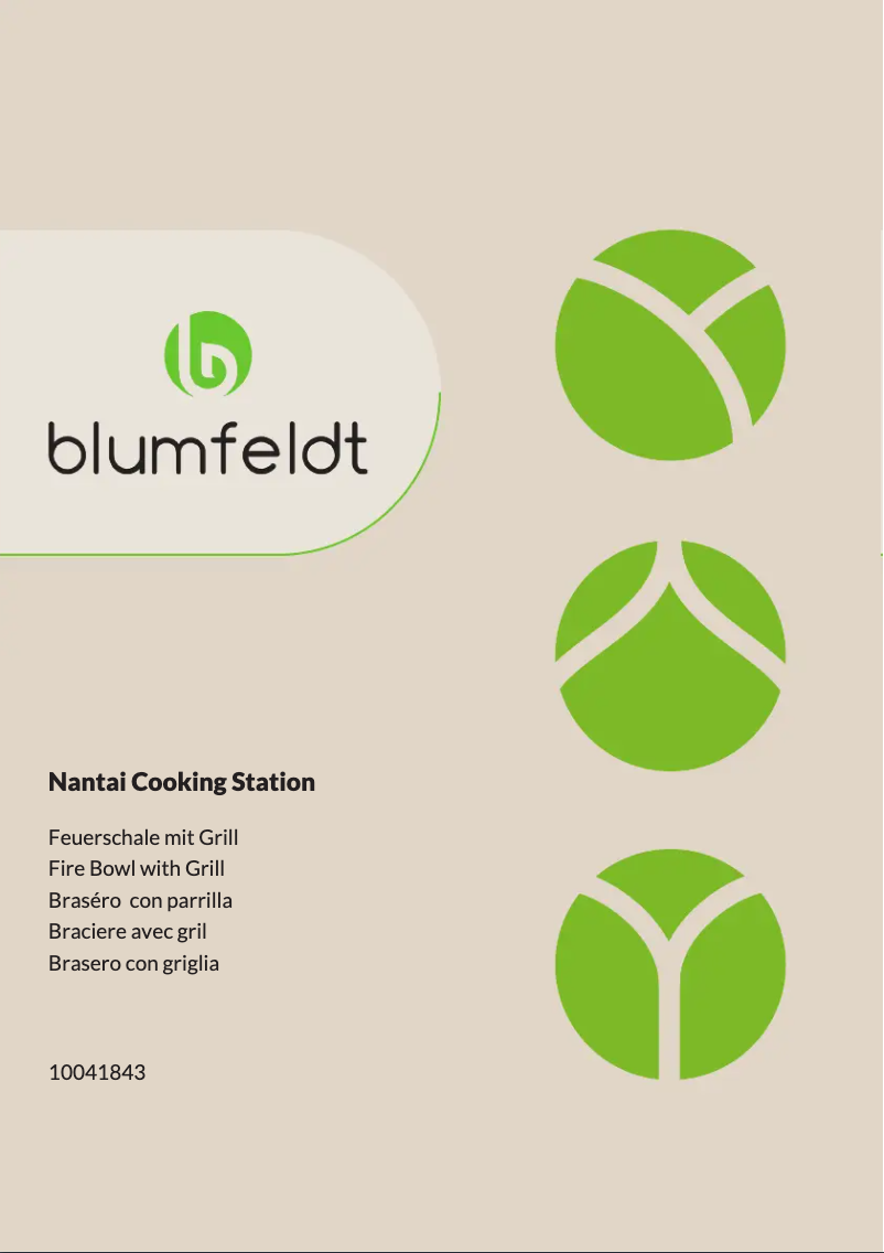 Página 1 del manual Manual de usuario Blumfeldt Nantai Cooking Station