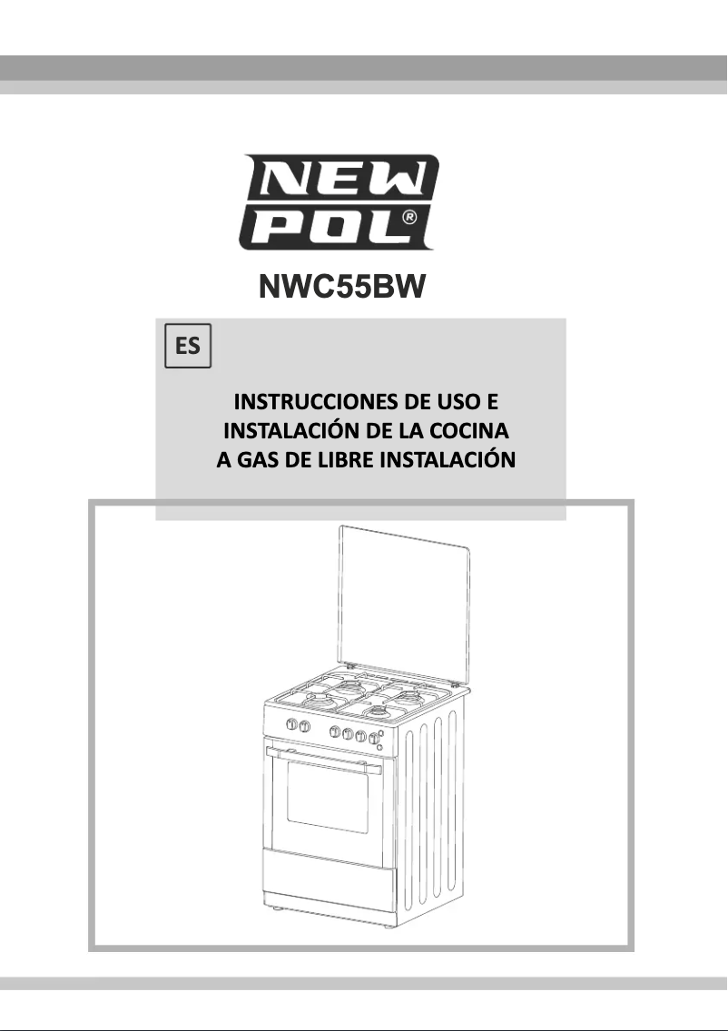 Imagen de la primera página del manual del dispositivo NWC55BW