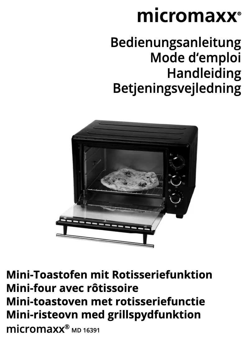 Página 1 del manual Manual de usuario Medion MD 16391