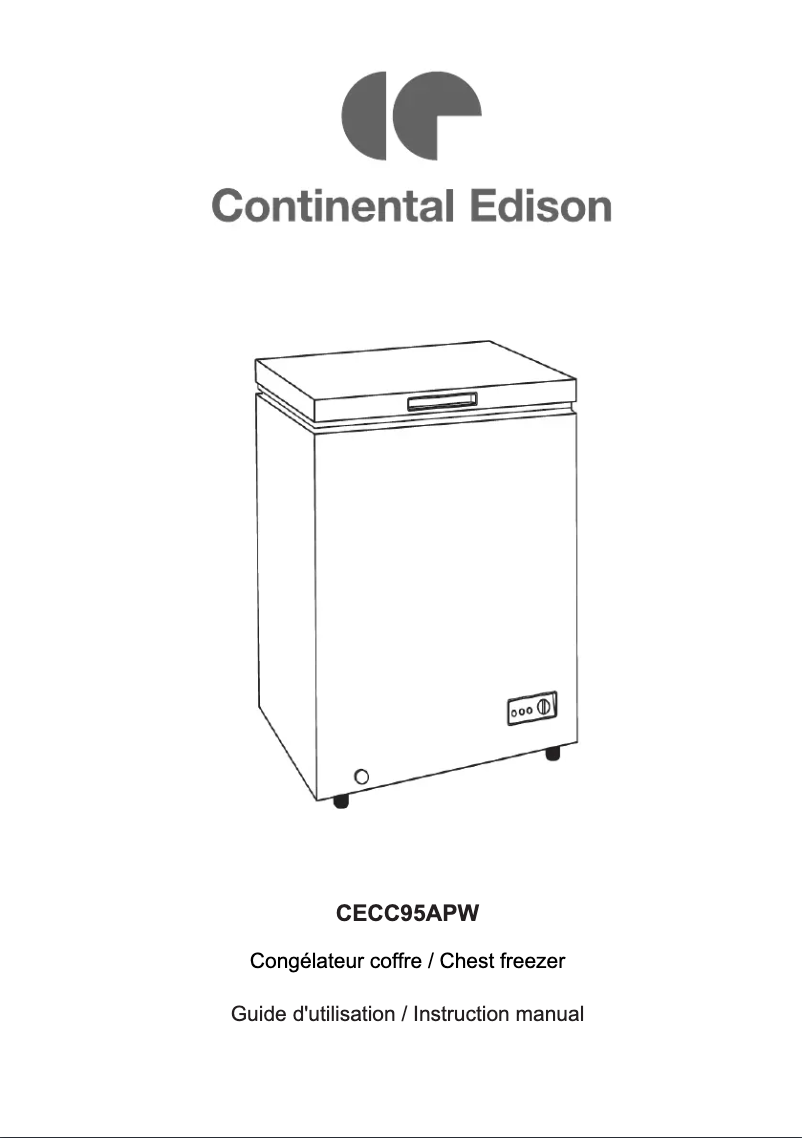 Página 1 del manual Manual de usuario Continental Edison CECC95APW