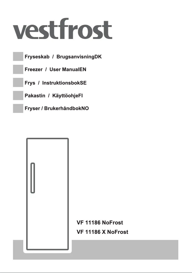 Imagen de la primera página del manual del dispositivo VF 11186 NoFrost