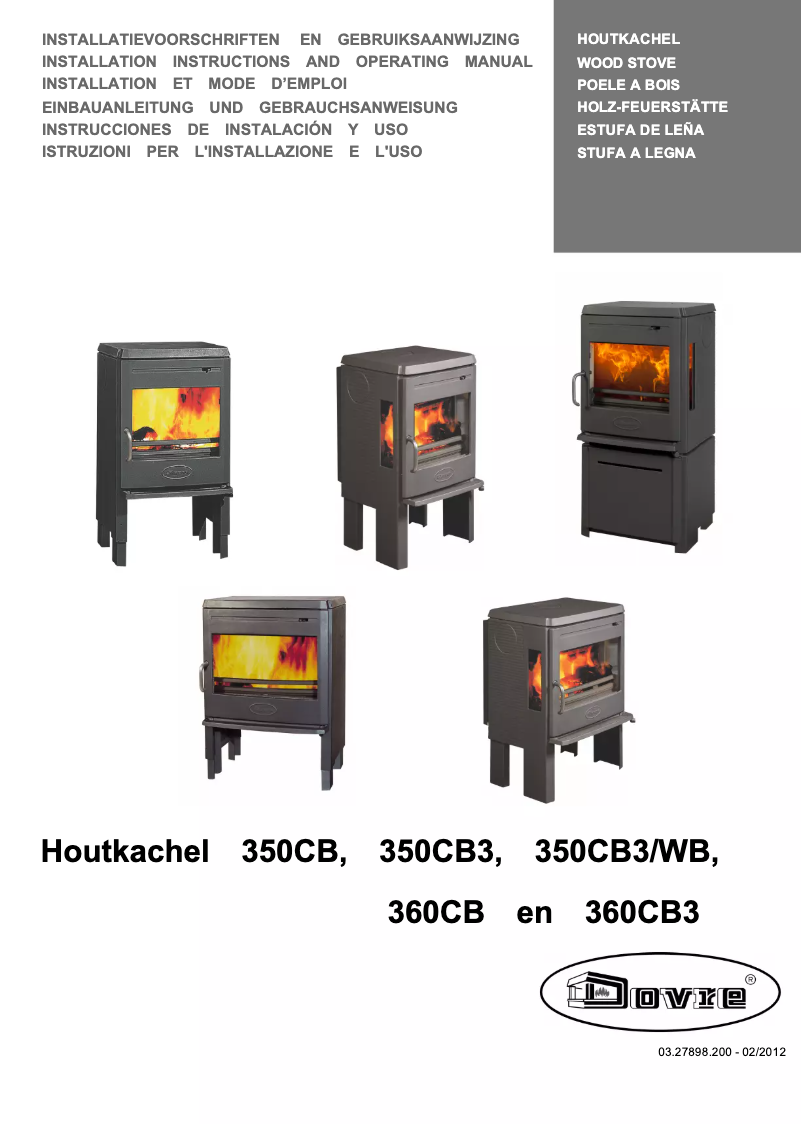 Imagen de la primera página del manual del dispositivo 350CB