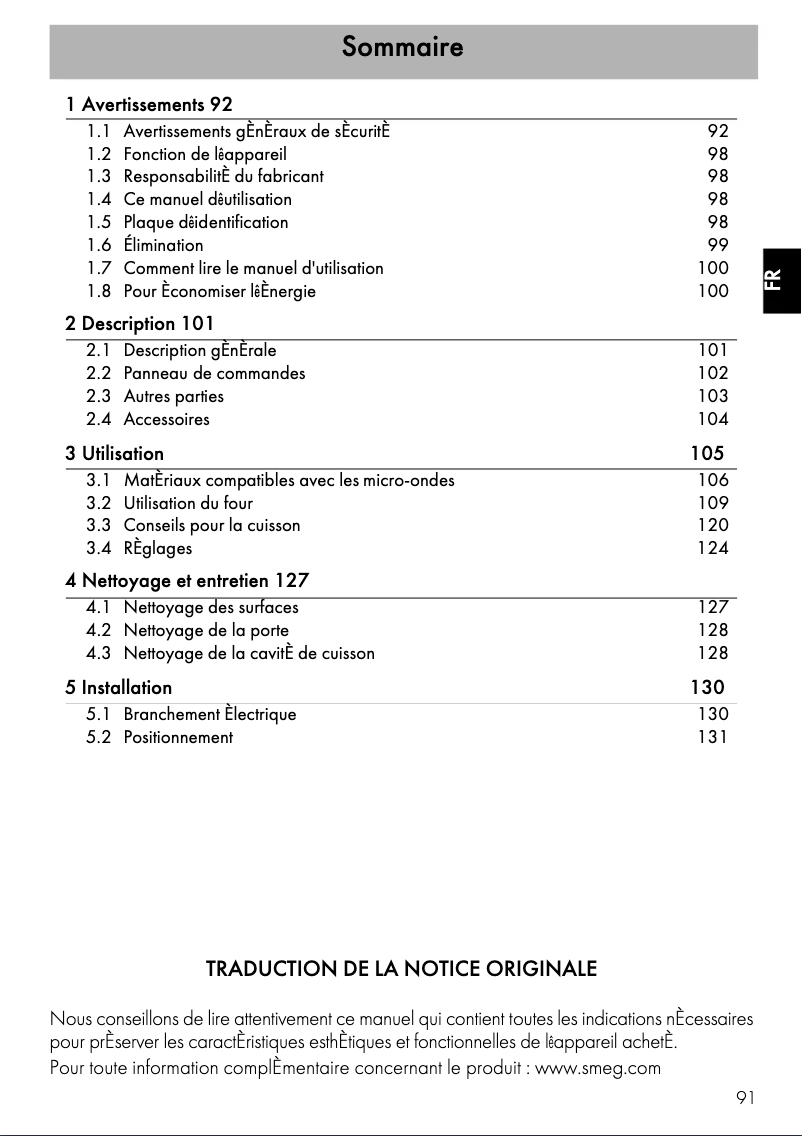 Imagen de la primera página del manual del dispositivo SF4101MN1