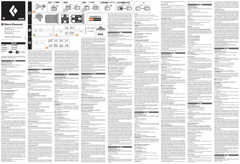Imagen de la primera página del manual del dispositivo Astro