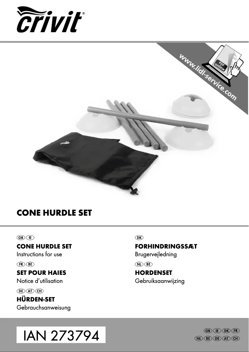 Página nº 1 - Manual de usuario Crivit IAN 273794