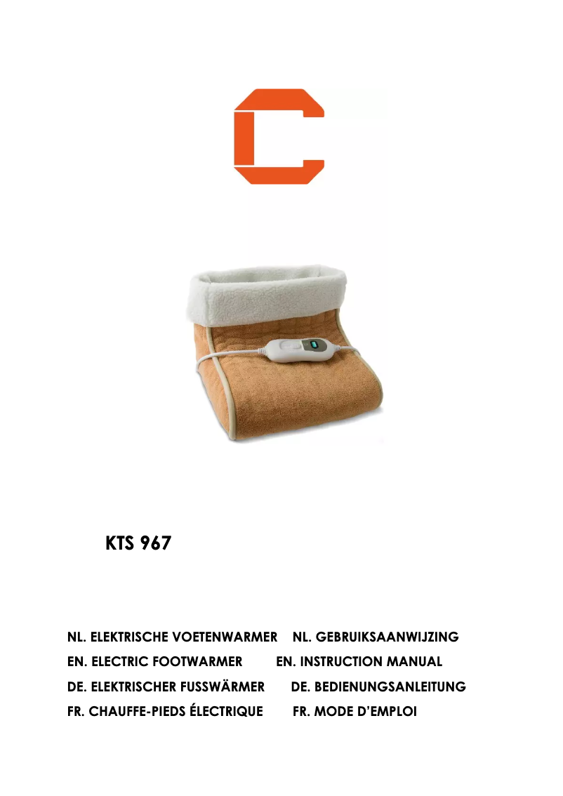 Imagen de la primera página del manual del dispositivo KTS 967