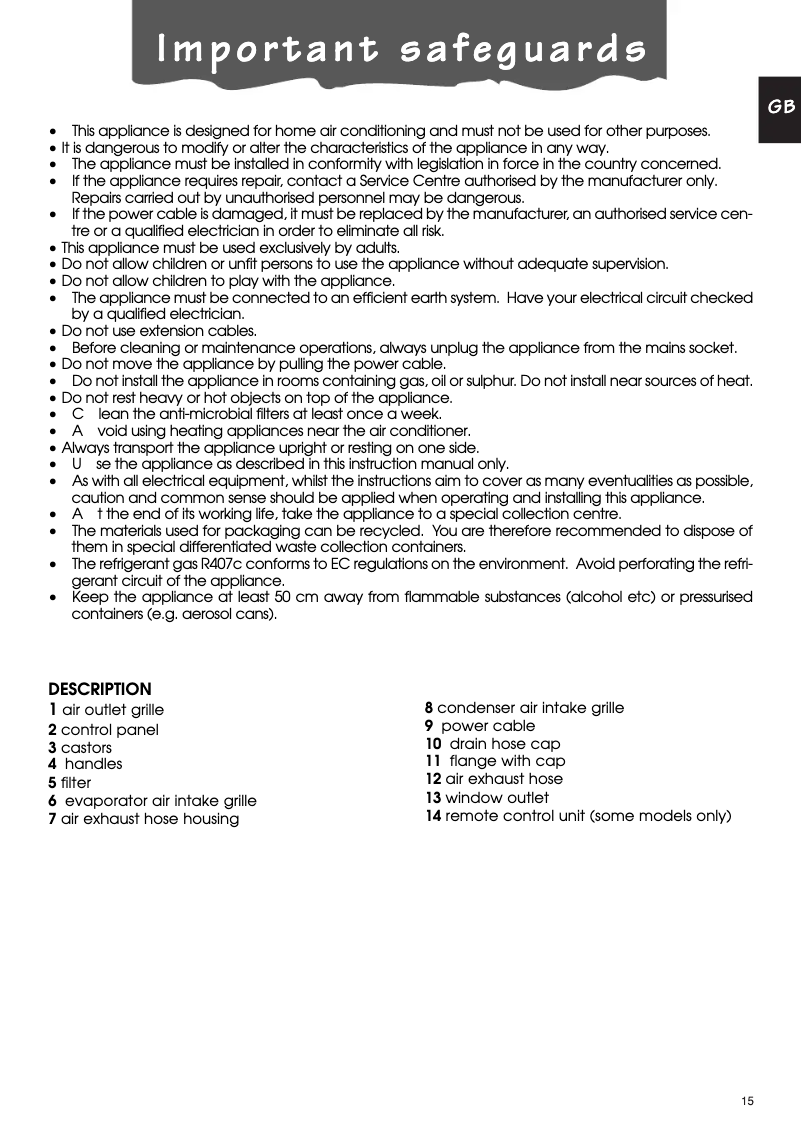 Imagen de la primera página del manual del dispositivo NF170