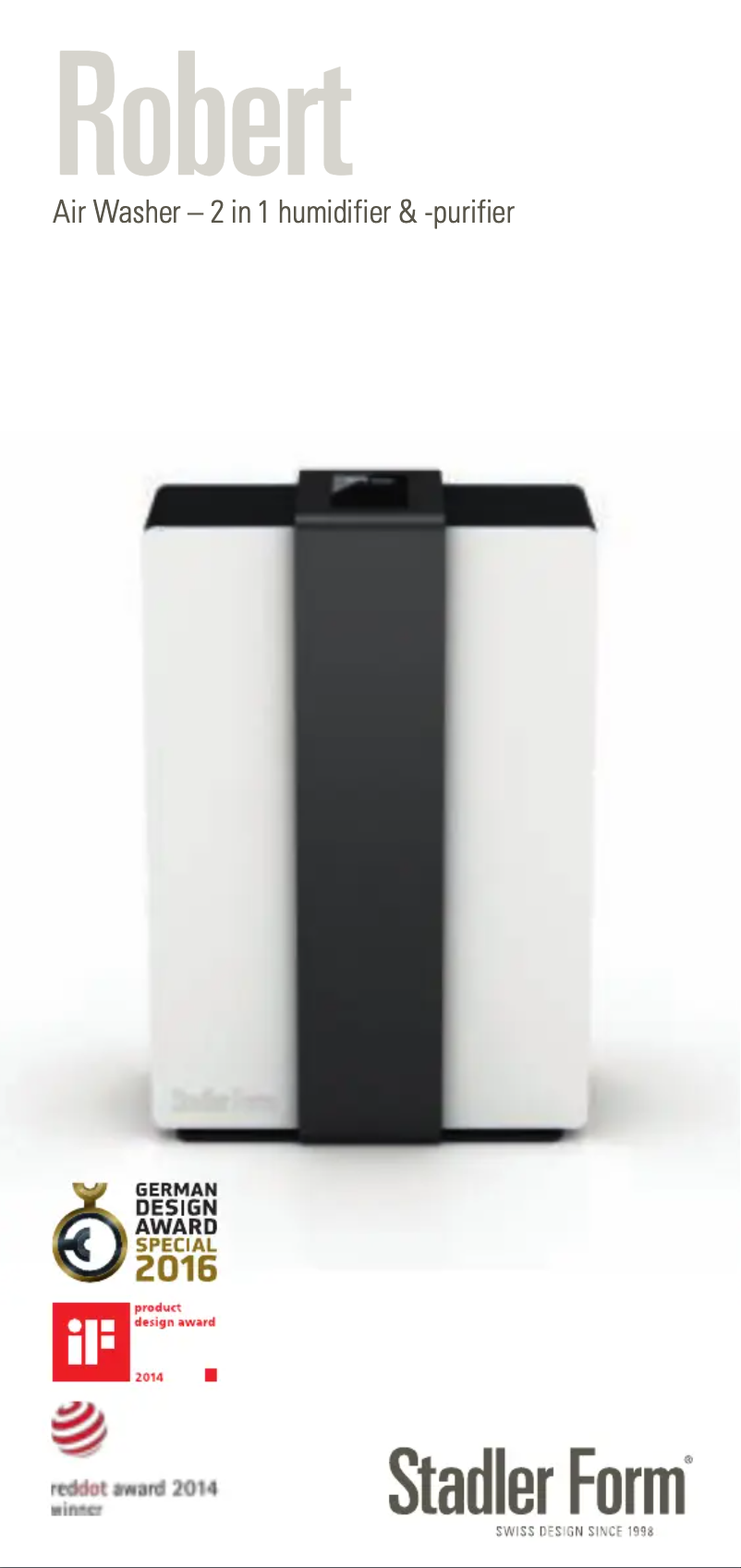 Página nº 1 - Manual de usuario Stadler Form Robert