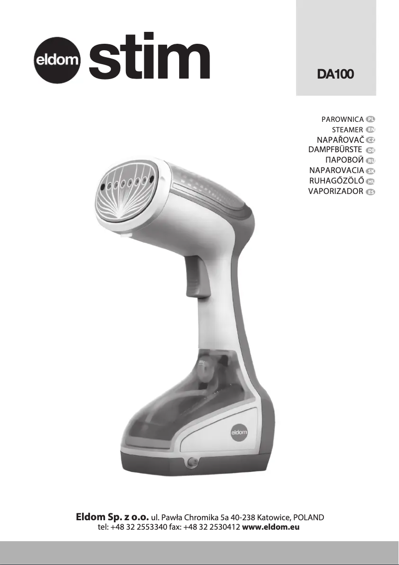 Página 1 del manual Manual de usuario Eldom STIM DA100