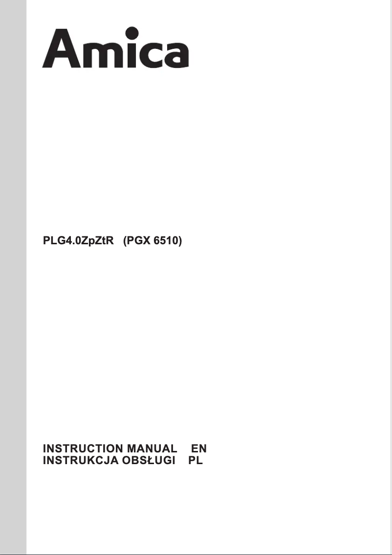 Imagen de la primera página del manual del dispositivo PGX6510