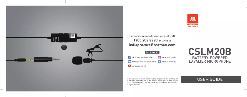 Imagen de la primera página del manual del dispositivo CSLM20B