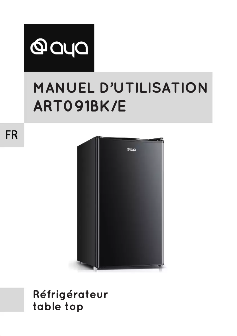 Imagen de la primera página del manual del dispositivo ART091BK