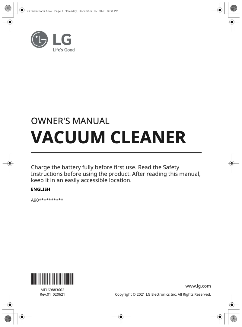 Imagen de la primera página del manual del dispositivo A906SM