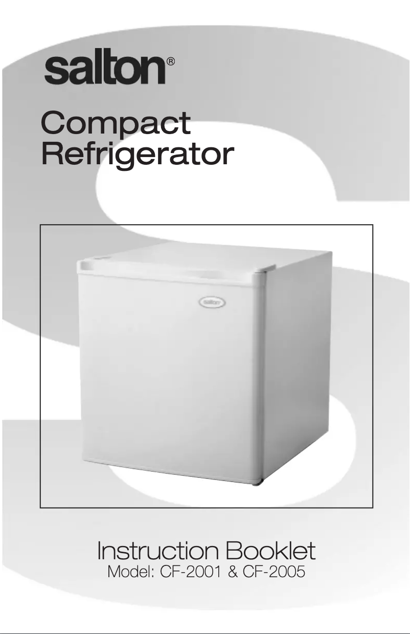 Imagen de la primera página del manual del dispositivo CF2001