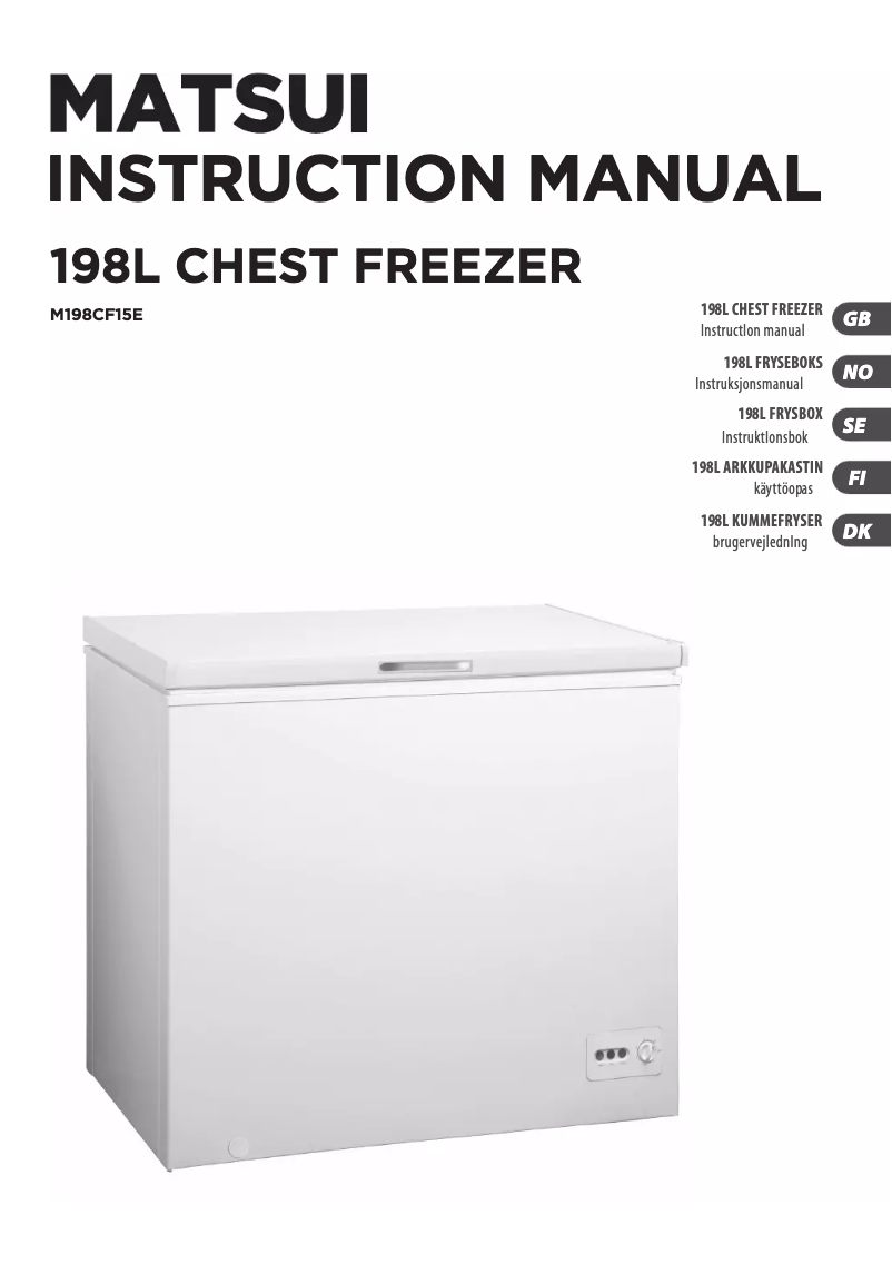 Imagen de la primera página del manual del dispositivo M198CF15E