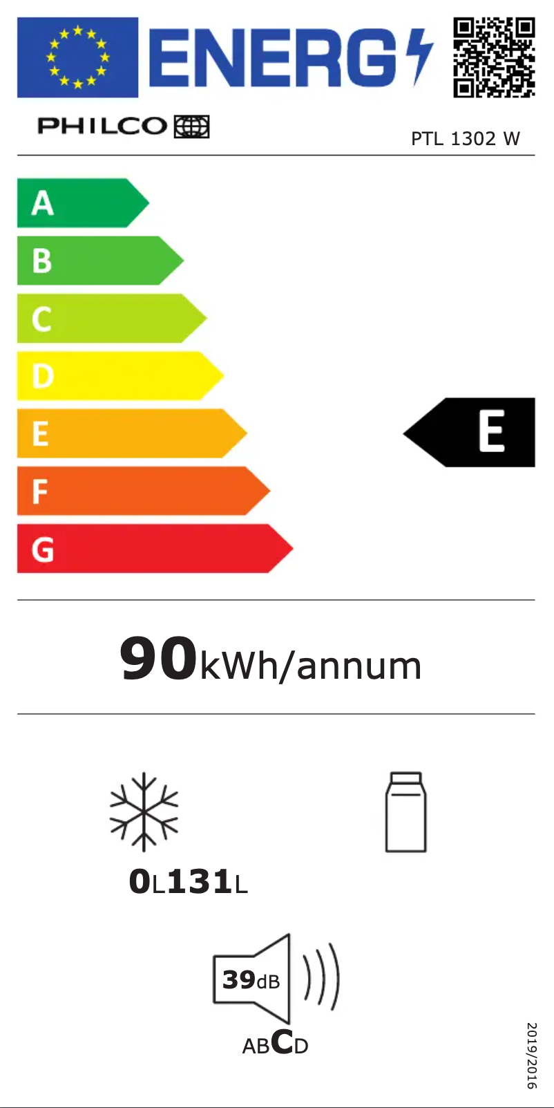 Imagen de la primera página del manual del dispositivo PTL 1302 W