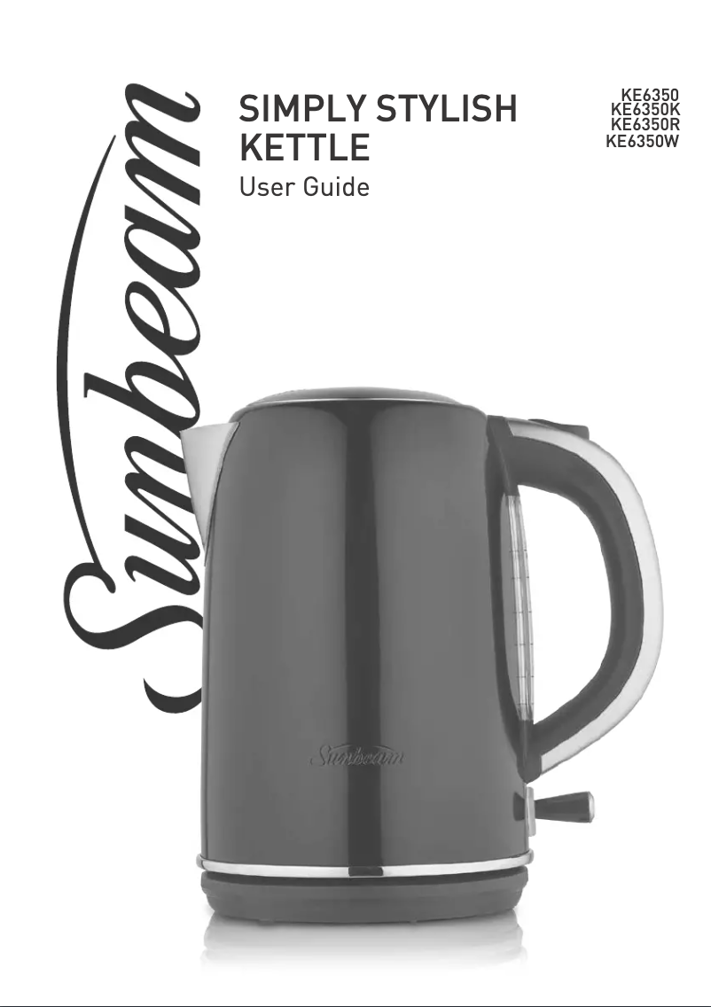 Imagen de la primera página del manual del dispositivo KE6350K