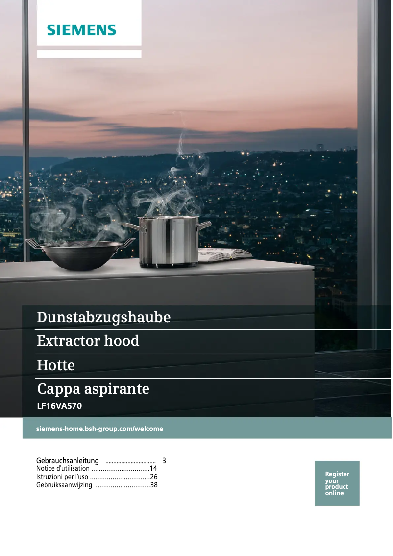 Imagen de la primera página del manual del dispositivo LF16VA570B