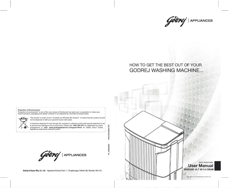Página 1 del manual Manual de usuario Godrej WSEDGE ULT 80 5.0 DB2M