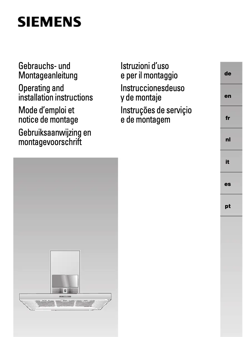 Página nº 1 - Manual de usuario Siemens LC956BC60